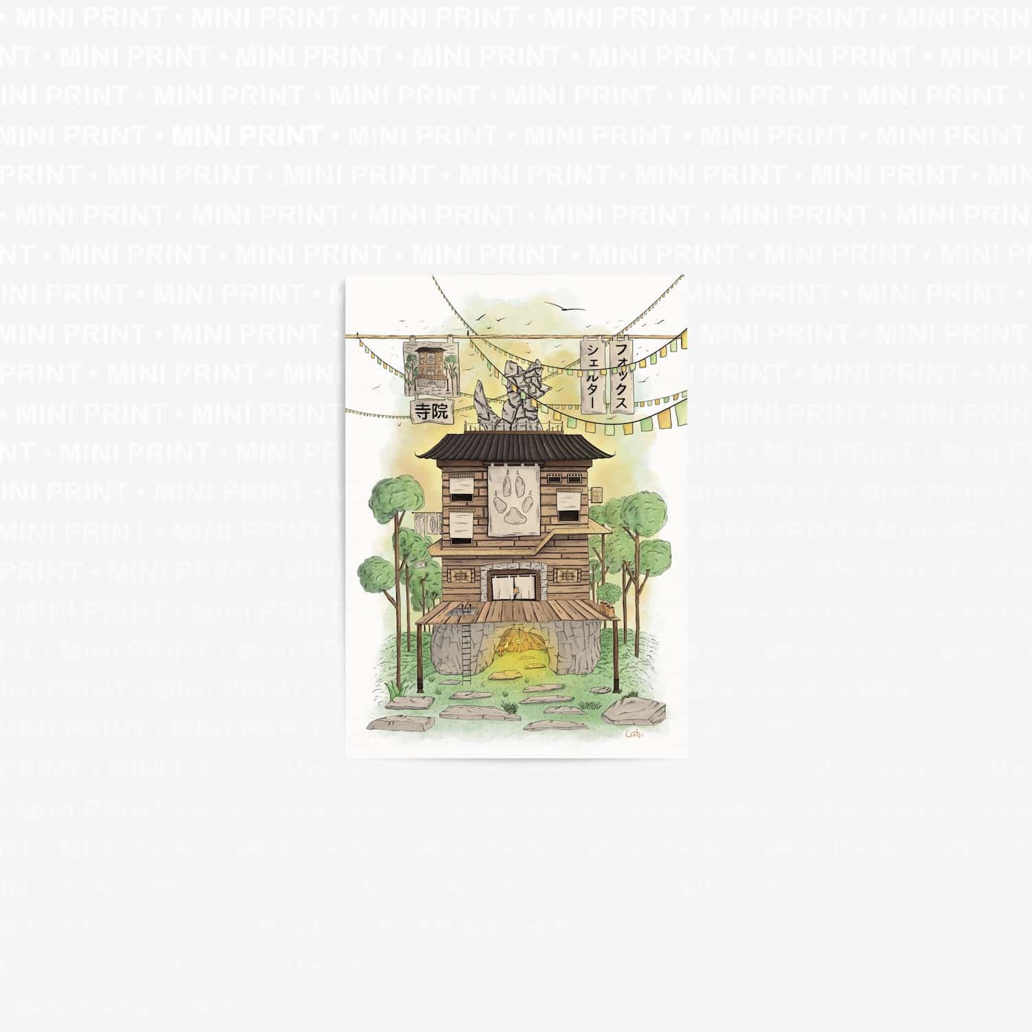 Mini-print-Le-temple-renard