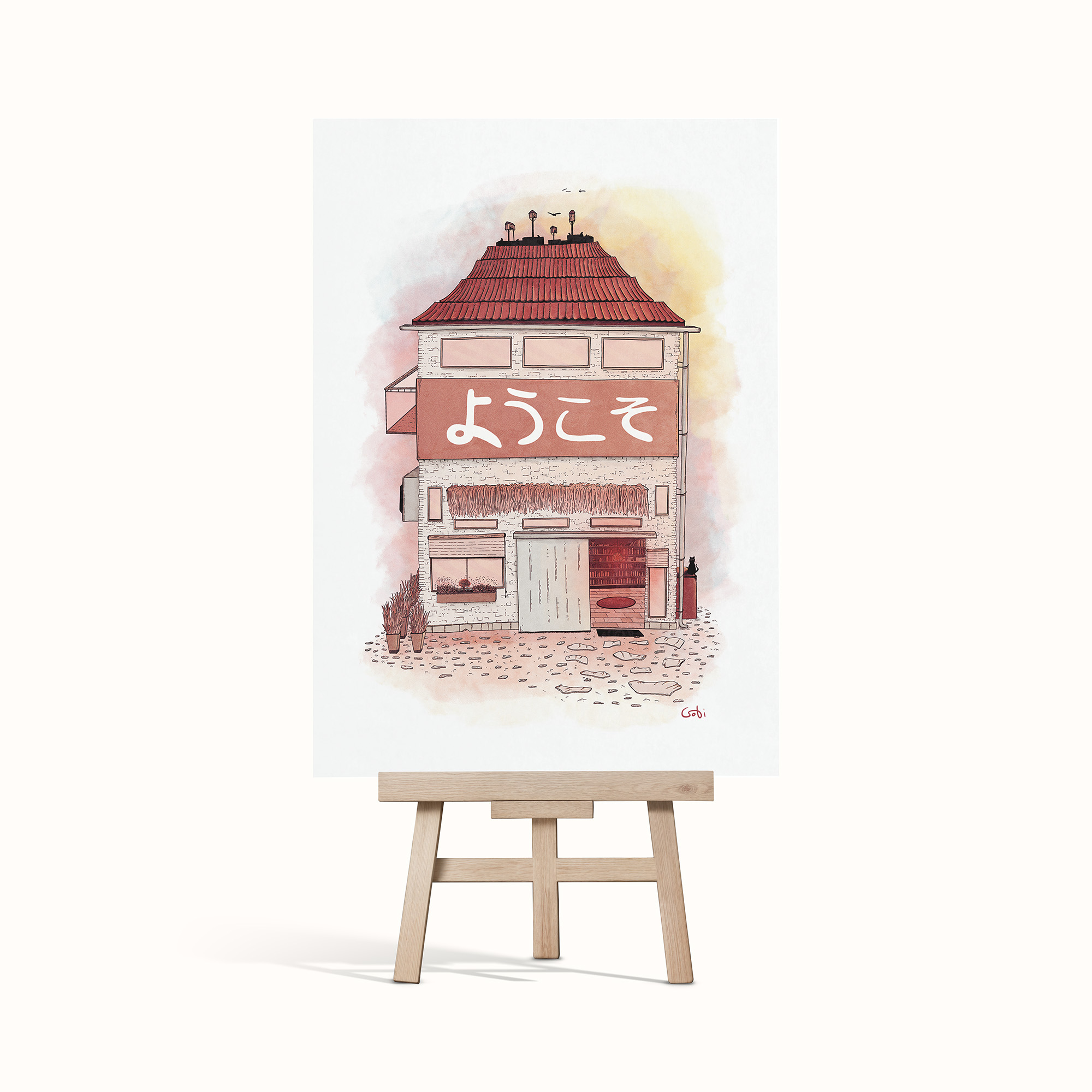 Yō koso - Mini print