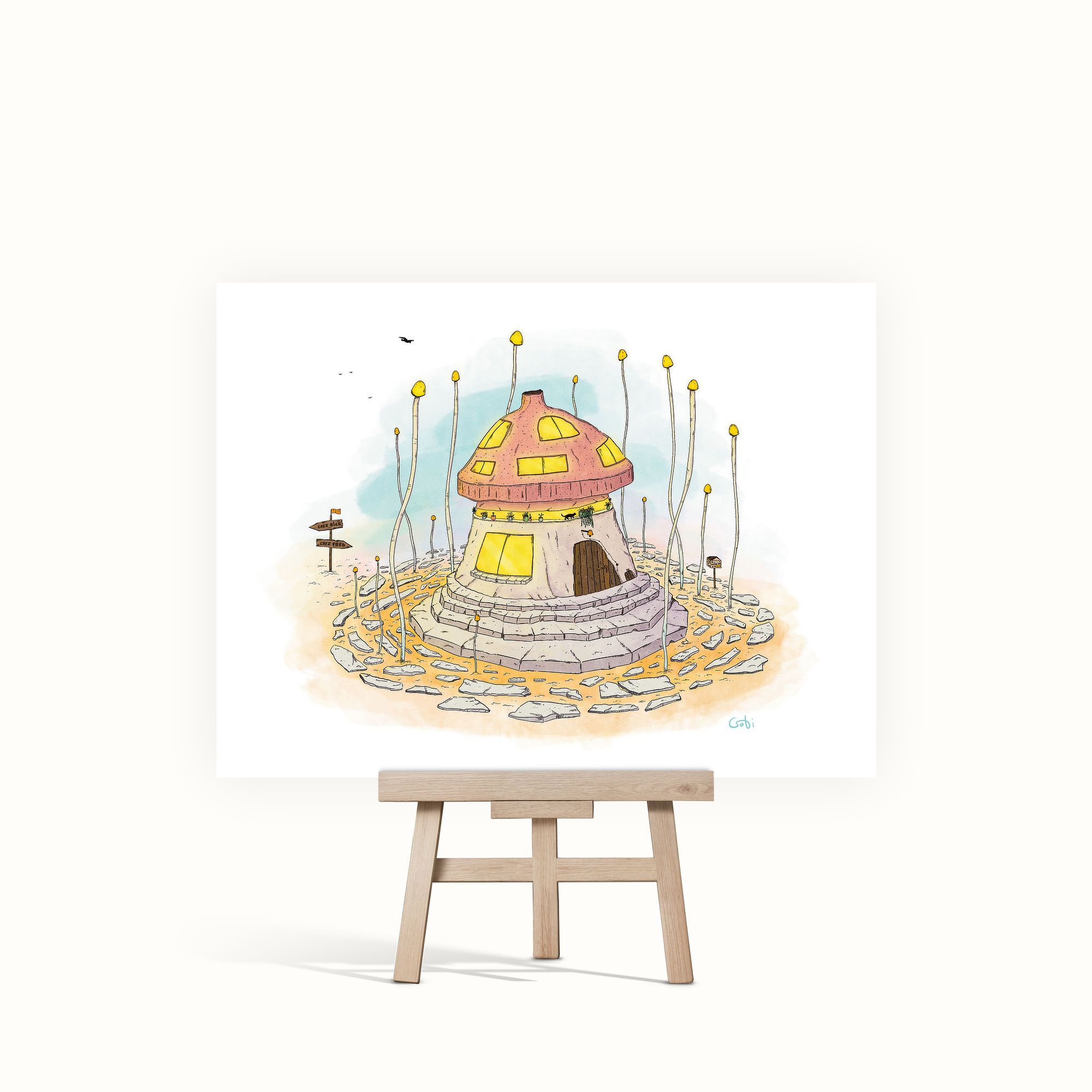 Chez Fred - Mini print