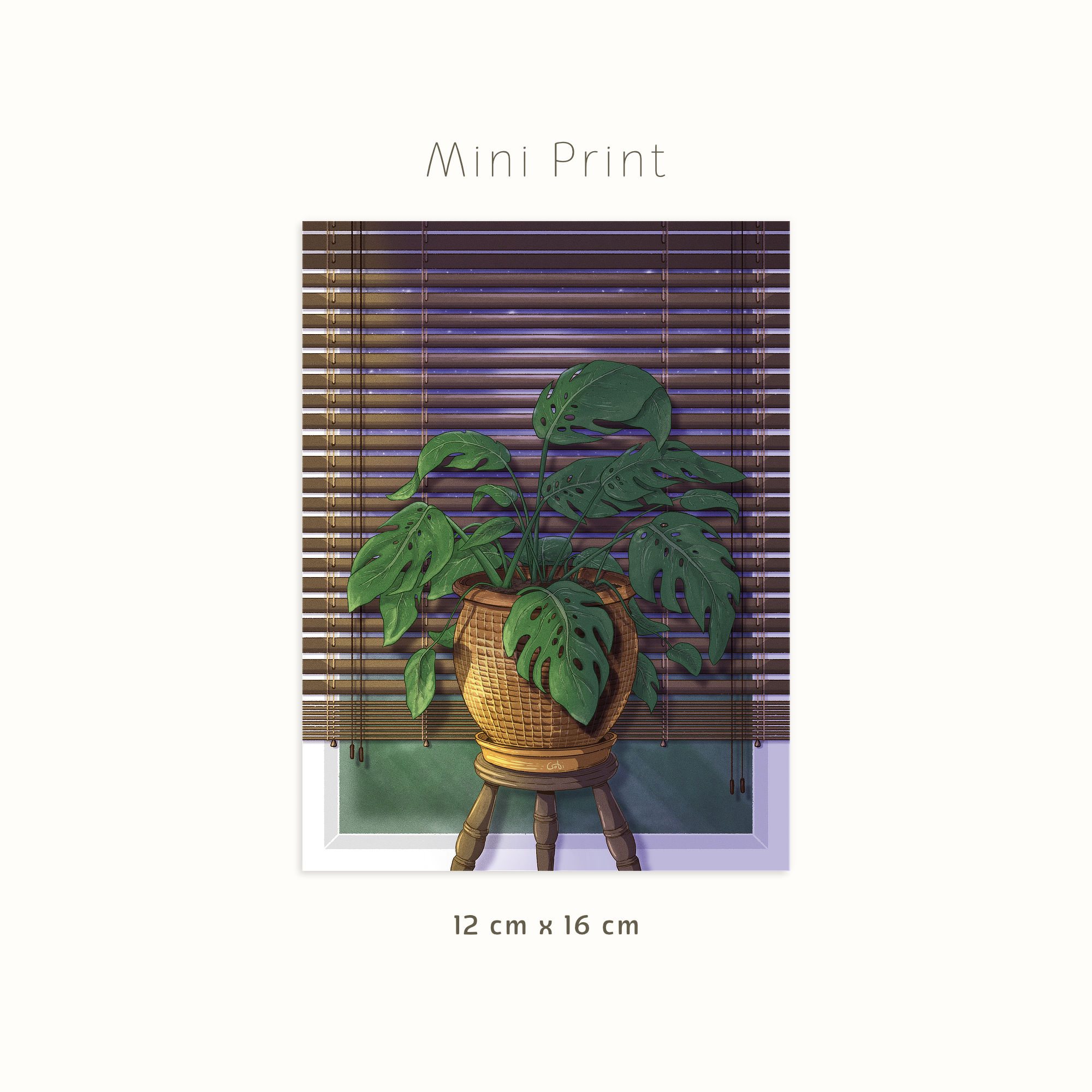 Maligula by night - Mini print – Image 2