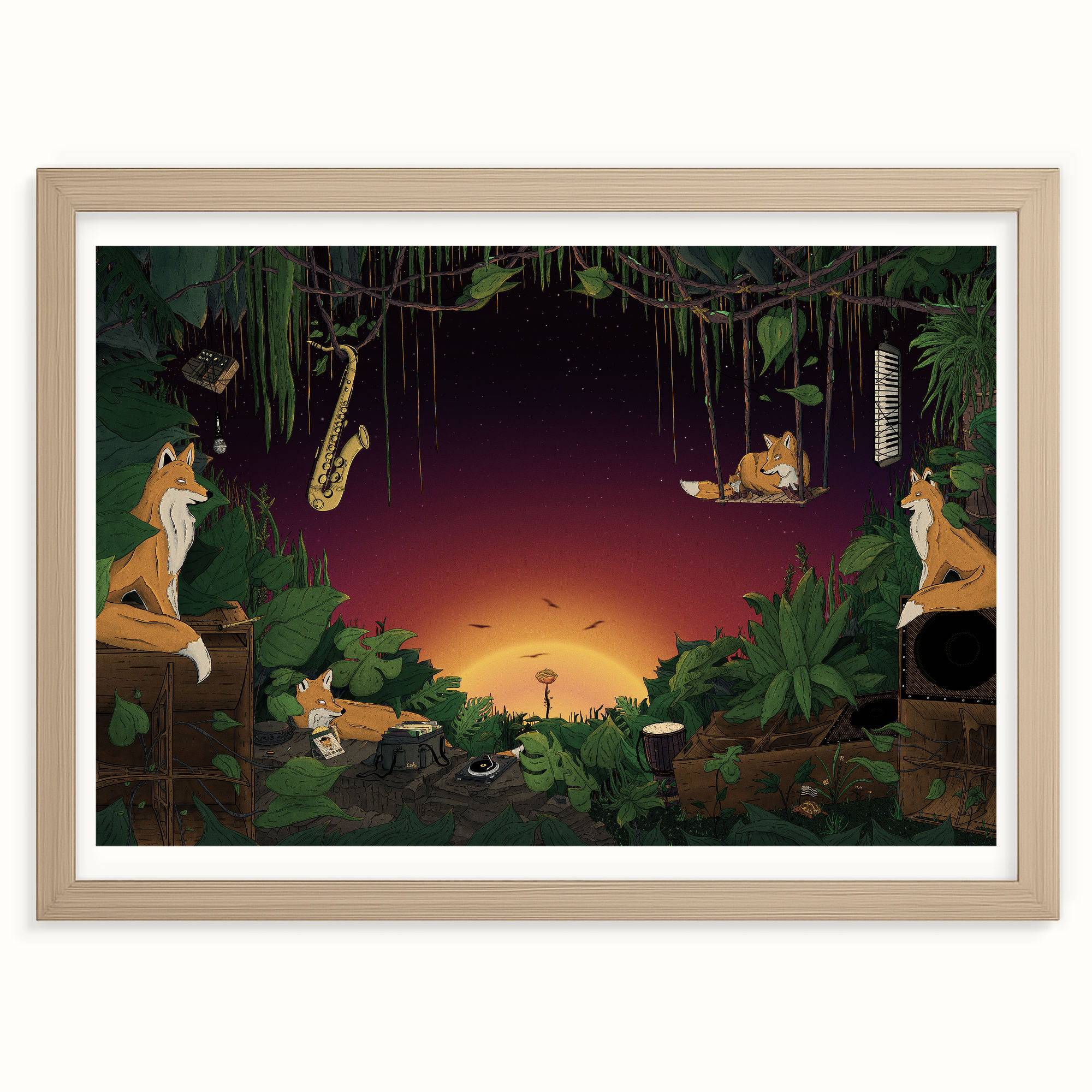 La vallée des renards - Maxi print
