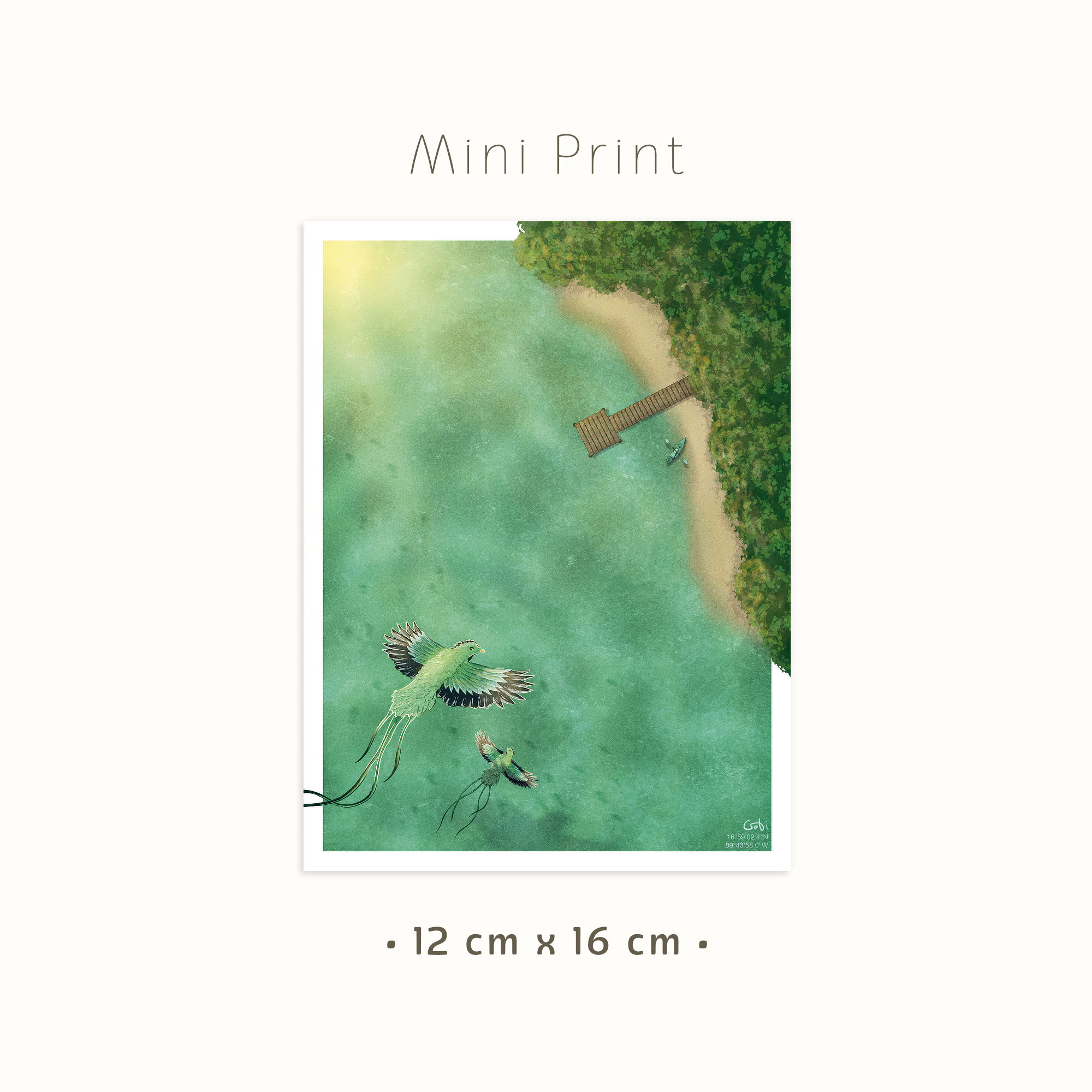 Lago Petén Itzá - Mini print – Image 2