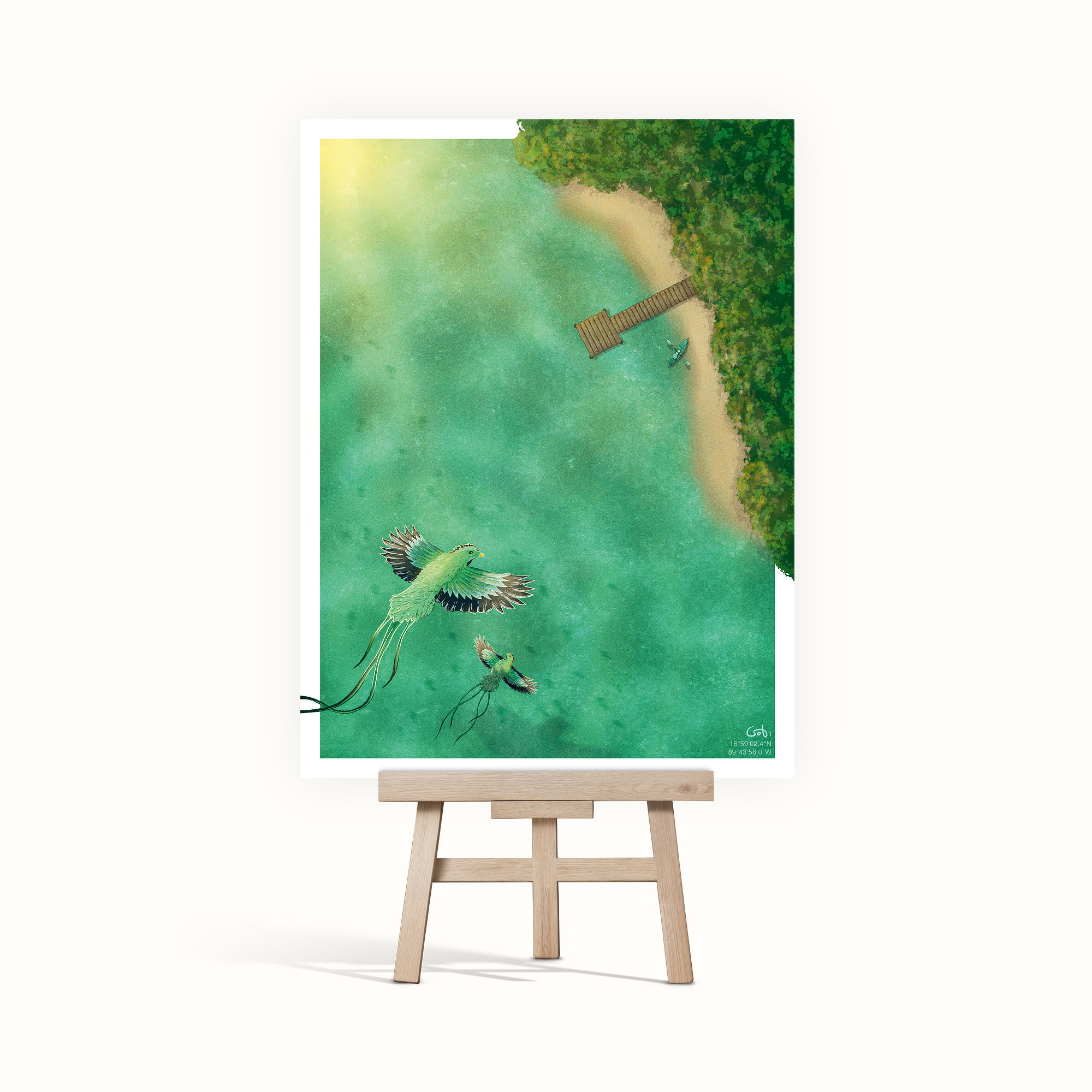 Lago Petén Itzà - Mini print